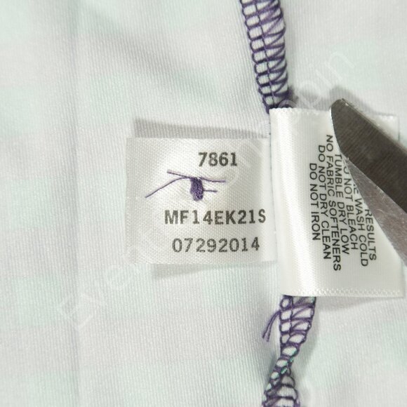 Peter Millar Summer Comfort Golf  Polo Shirt Mens 2XL Green Purple Gingham Check - Picture 5 of 6